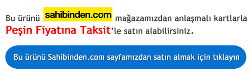 Ürünü sanalpazar mağazamızdan taksitle satın alabilirsiniz