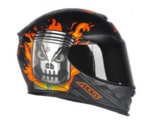 Axxis Eagle Sv Piston Matt Orange Dahili Güneş Vizörlü  Fullface Tam Kapalı Motosiklet Kaskı 2022