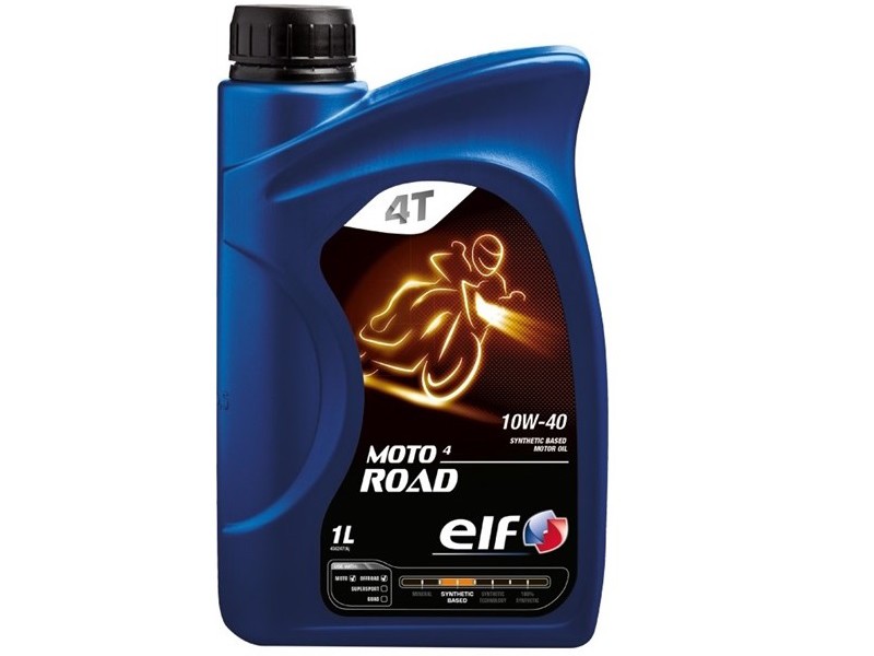 ELF Moto Road Sentetik bazlı motosiklet yağı  10W-40