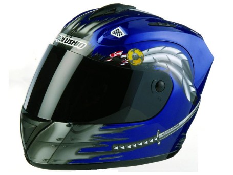 Marushin TNT 800Nx XEQTR Tam kapalı Fullface kask – Mavi