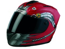 Marushin TNT 800Nx XEQTR Tam kapalı Fullface kask – Kırmızı