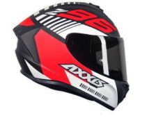 Axxis Eagle Sv Z96 Matt Siyah/Kırmızı Güneş Vizörlü  Fullface Tam Kapalı Motosiklet Kaskı 2022