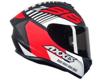 Axxis Eagle Sv Z96 Matt Siyah/Kırmızı Güneş Vizörlü  Fullface Tam Kapalı Motosiklet Kaskı 2022